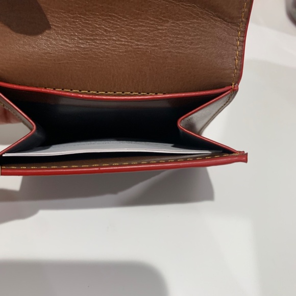 Coach Water Buffalo Leather Coin Wallet - Picture 6 of 8